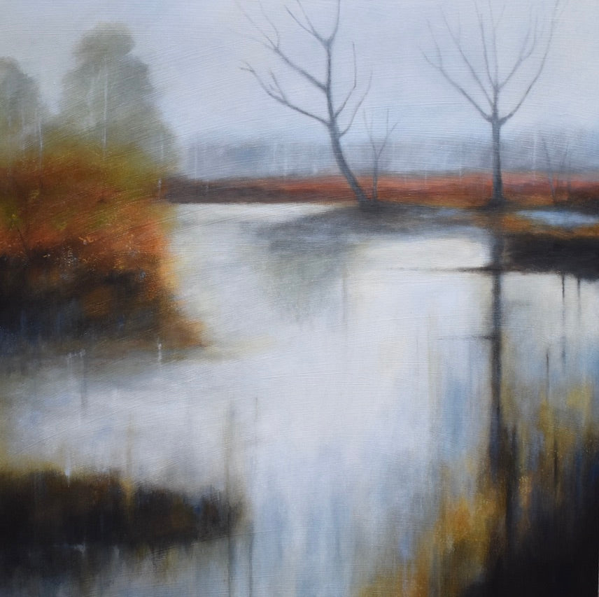 Misty Morning Silence, 30H x 30W image 0