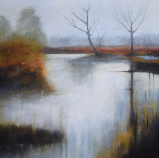 Misty Morning Silence, 30H x 30W image 0