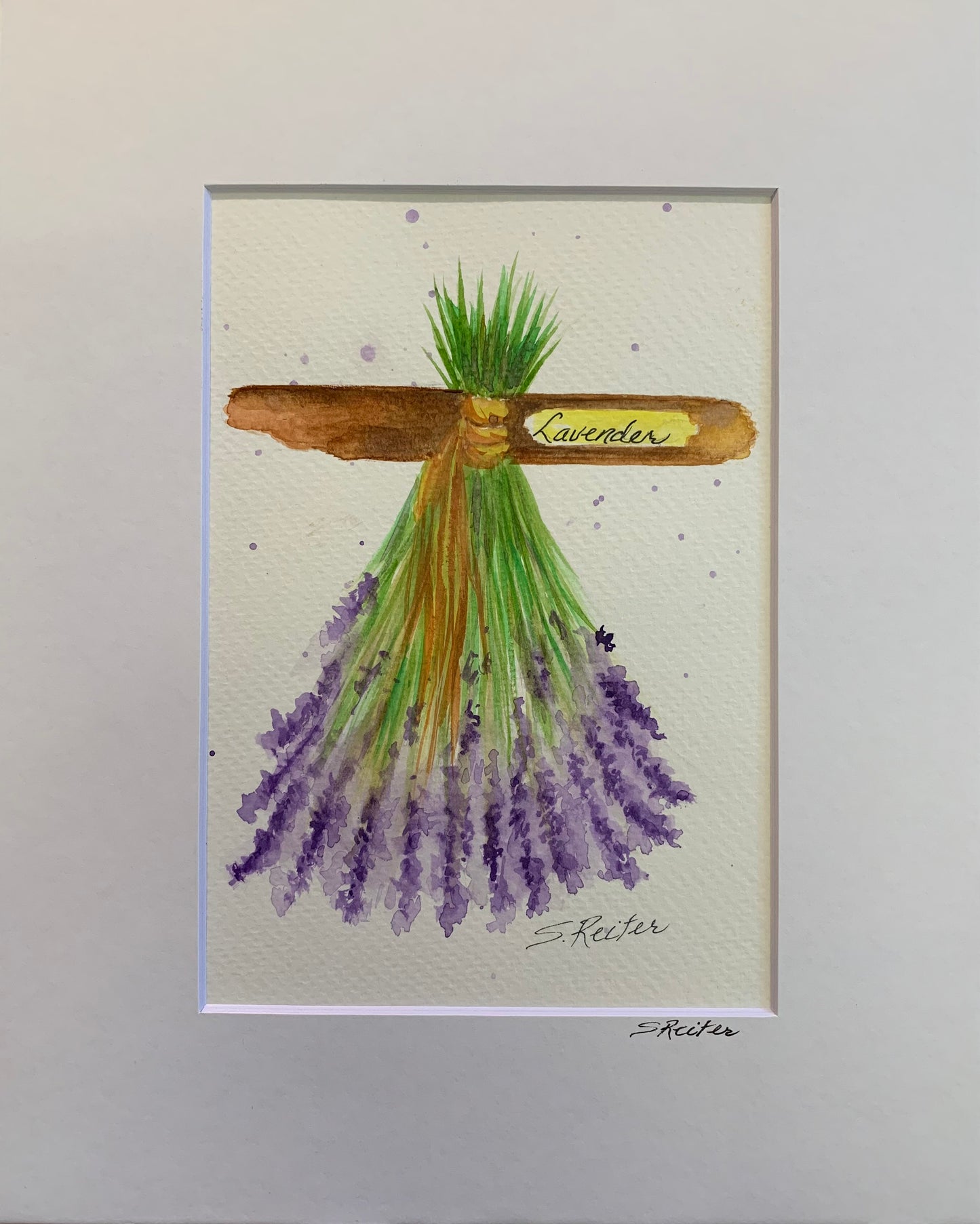 A Bouquet of Lavender 8x10" image 0