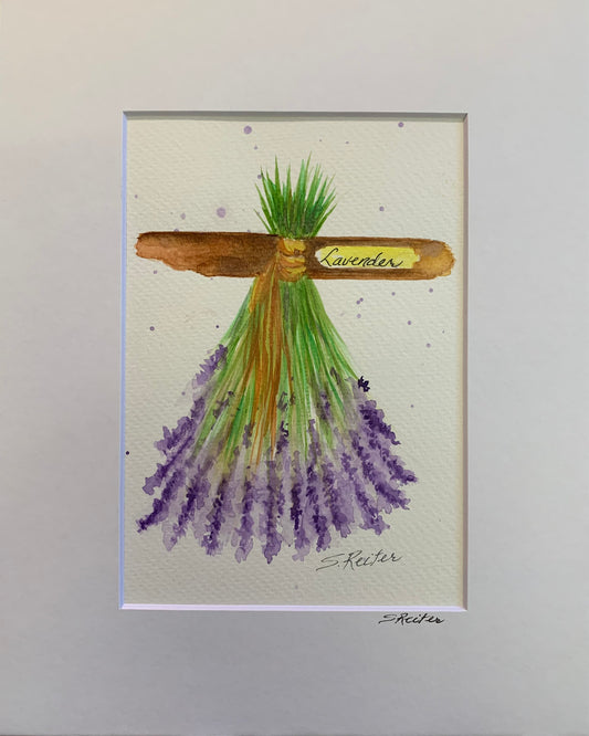 A Bouquet of Lavender 8x10" image 0