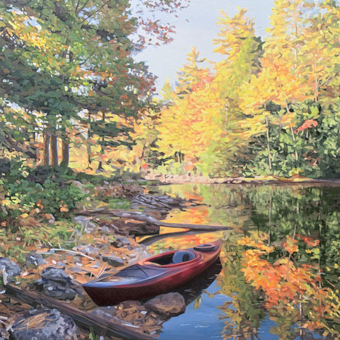 Paddler's Paradise 36x36" image 0