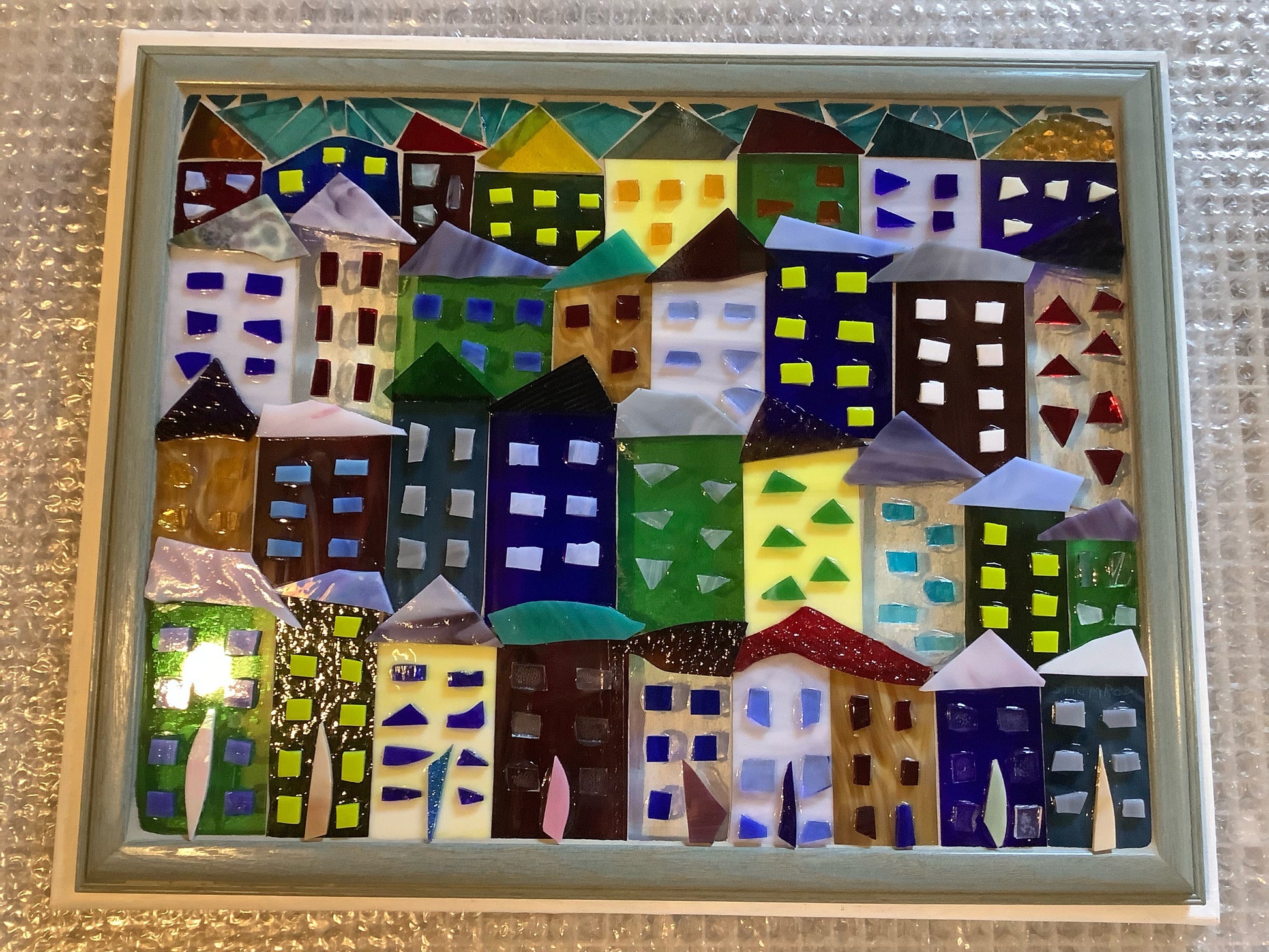 City of Houses Window 19x15" image 0