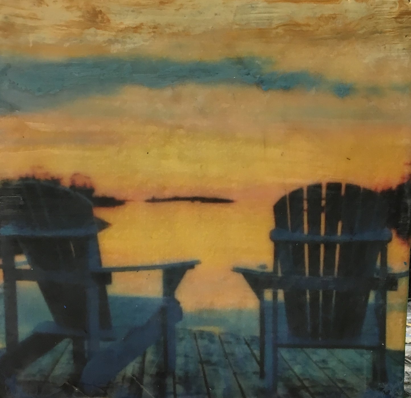 Muskoka Chairs 2 8x8" unframed image 0