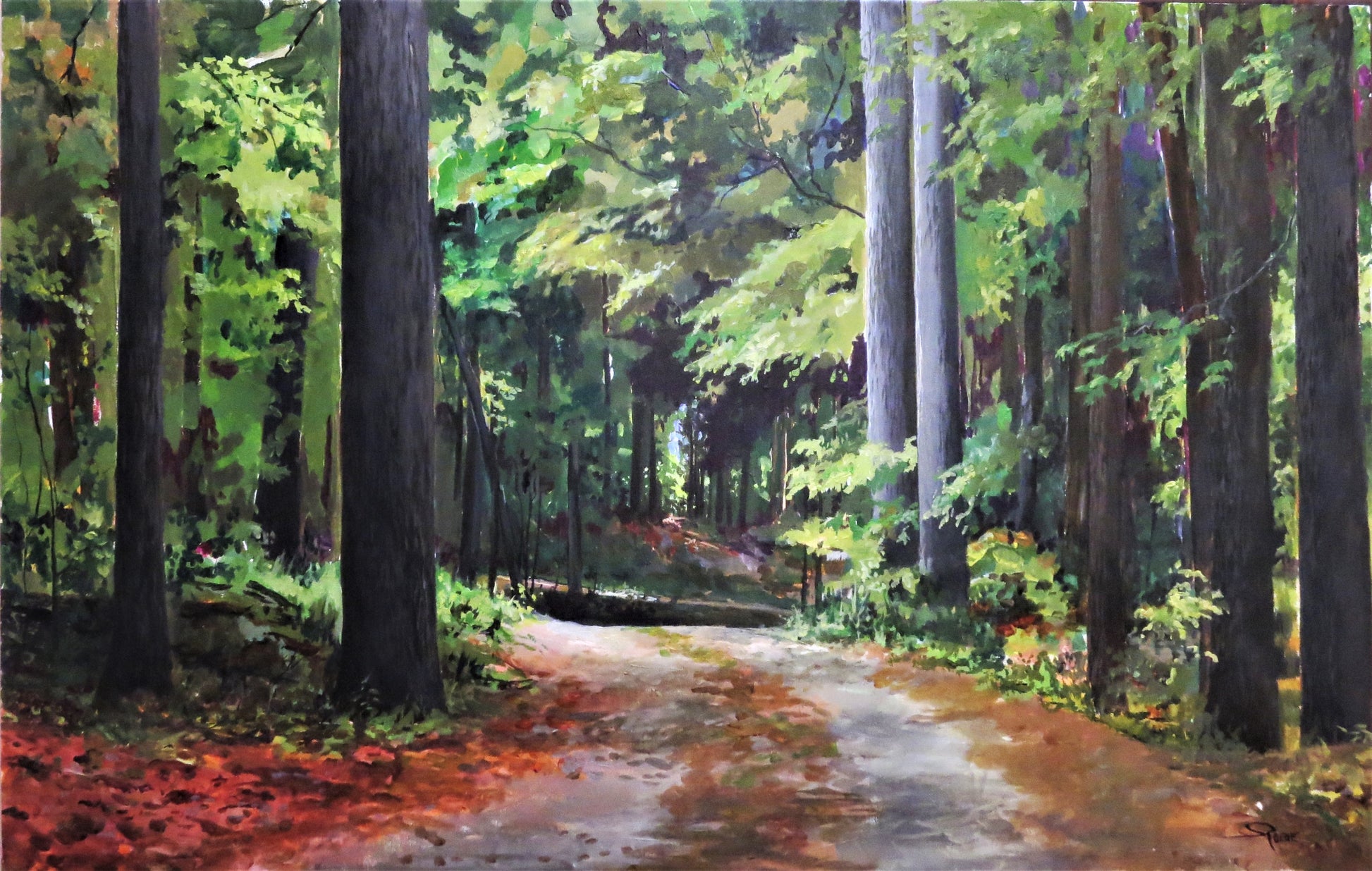 Drive Through the Grove 18x32" image 0