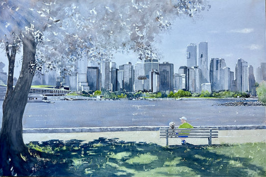 Taking in the View  24 x36" image 0