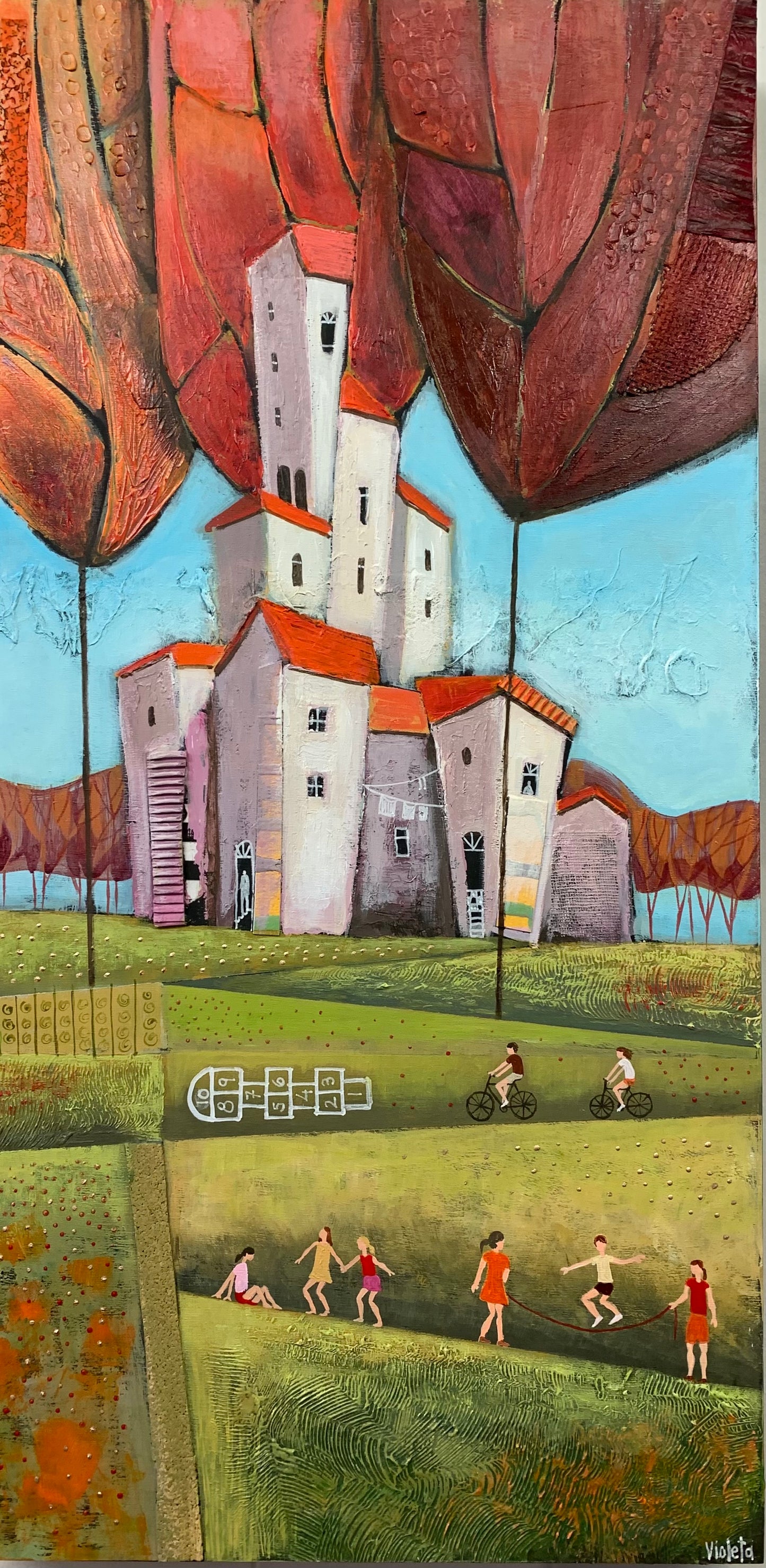 Little People, 12x24” image 0