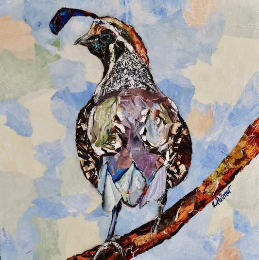 California Quail 8x8" image 0