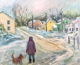 Gently Falls the Snow, 20x24" image 0