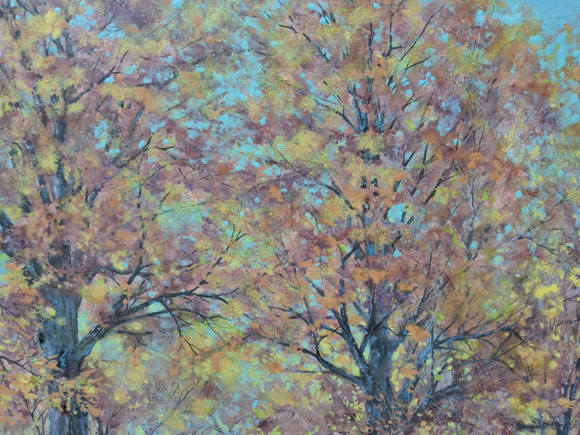 Through Autumn Maples,  24Hx30W image 0
