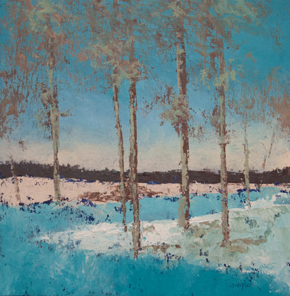 Winter Evening 12x12" image 0
