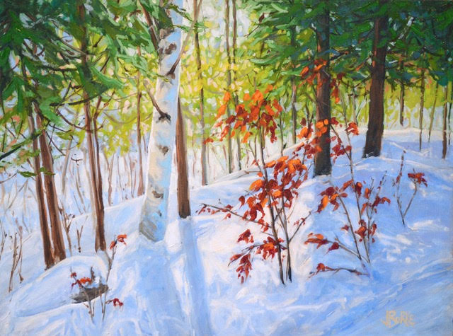 Early Snowfall- 24x18” image 0