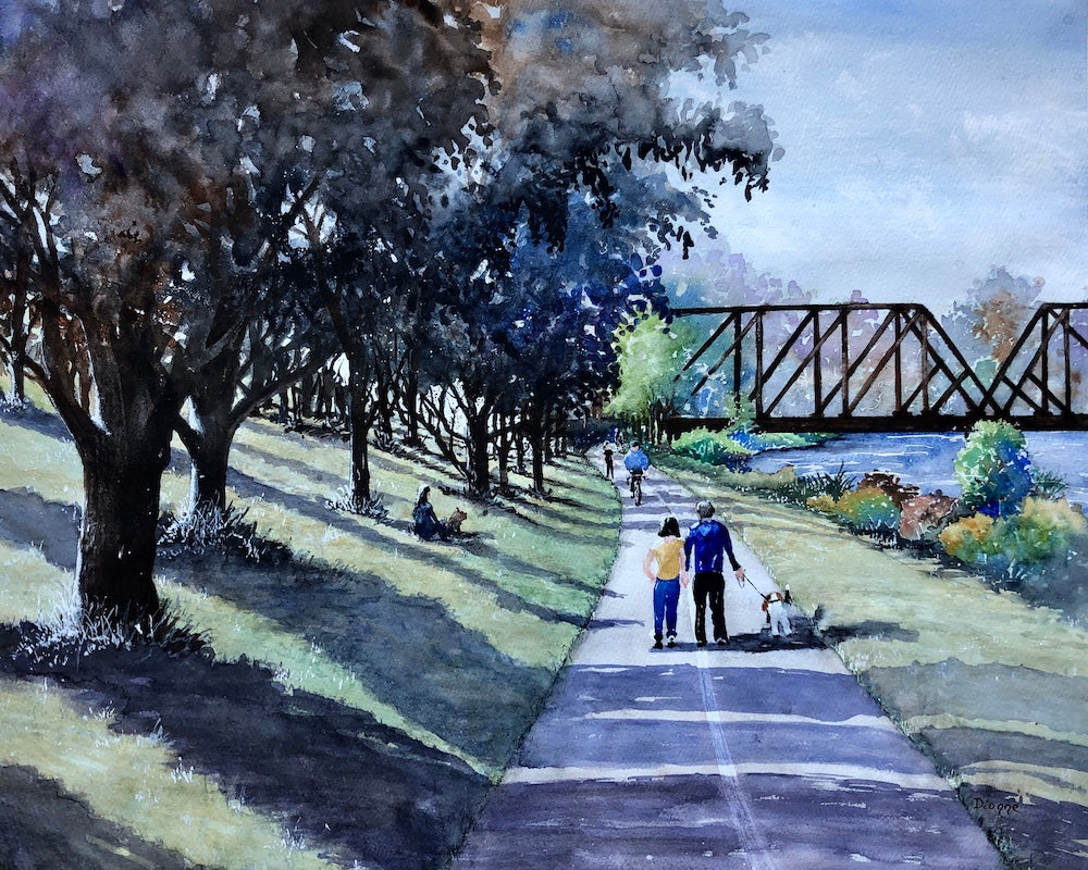 Walk  in the Park, 16x20" image 0