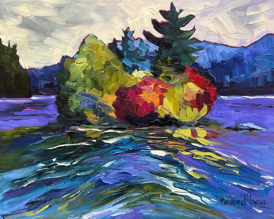 TheMagic of Blueberry Island, Series 9 16x20" image 0