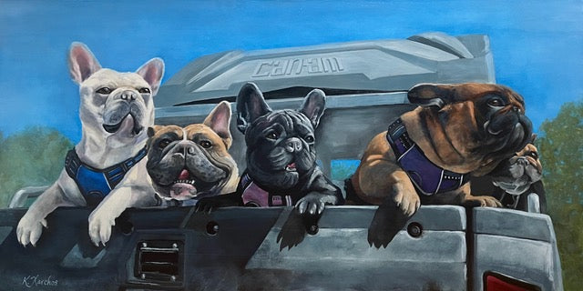 The Kissing Booth, 24x48" image 0