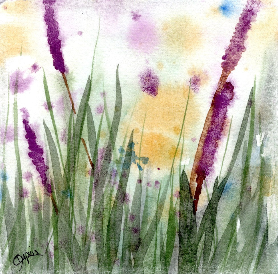 Spring Flowers I 6x6" image 0