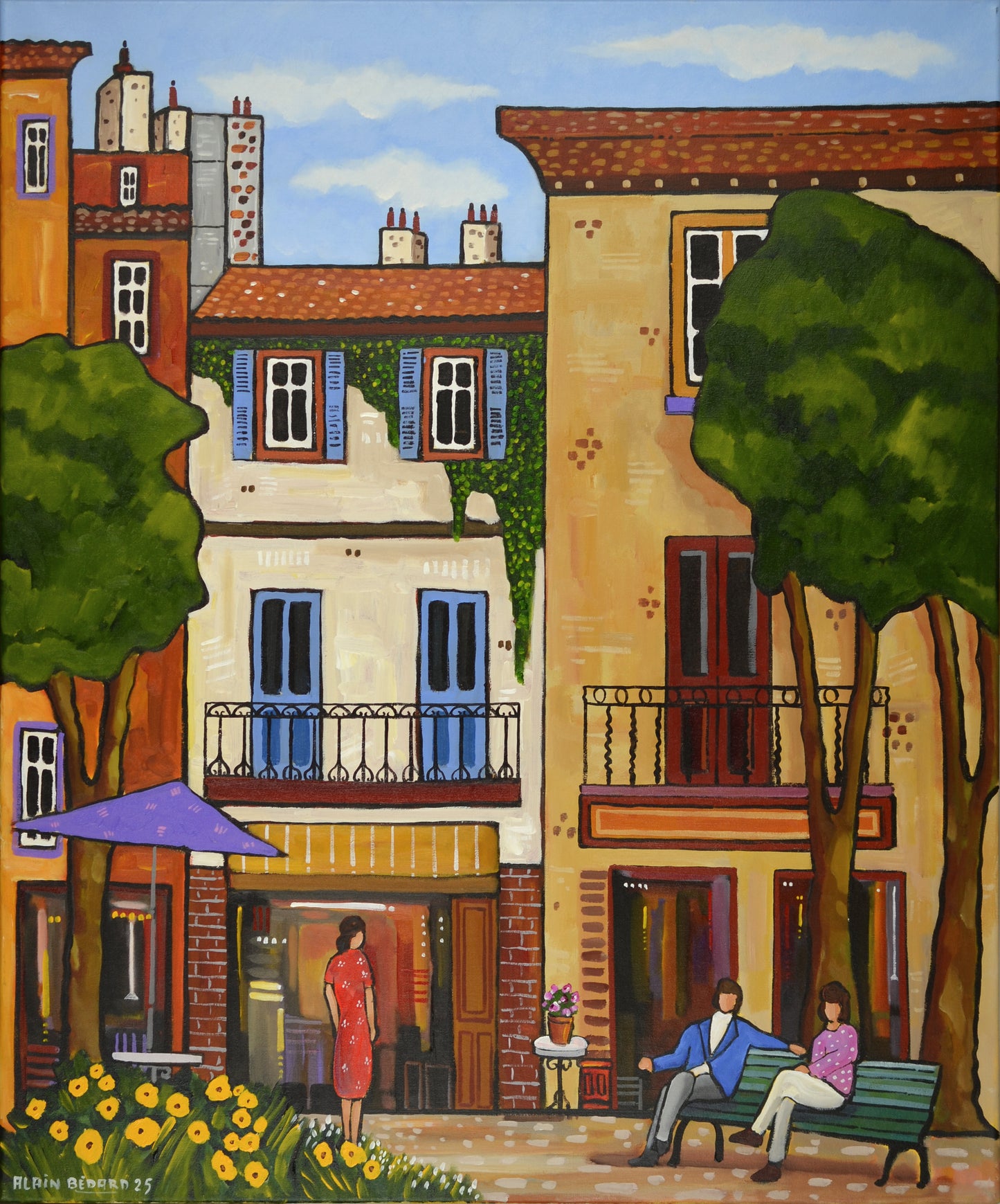 Italian Romance, 36Hx30W" image 0