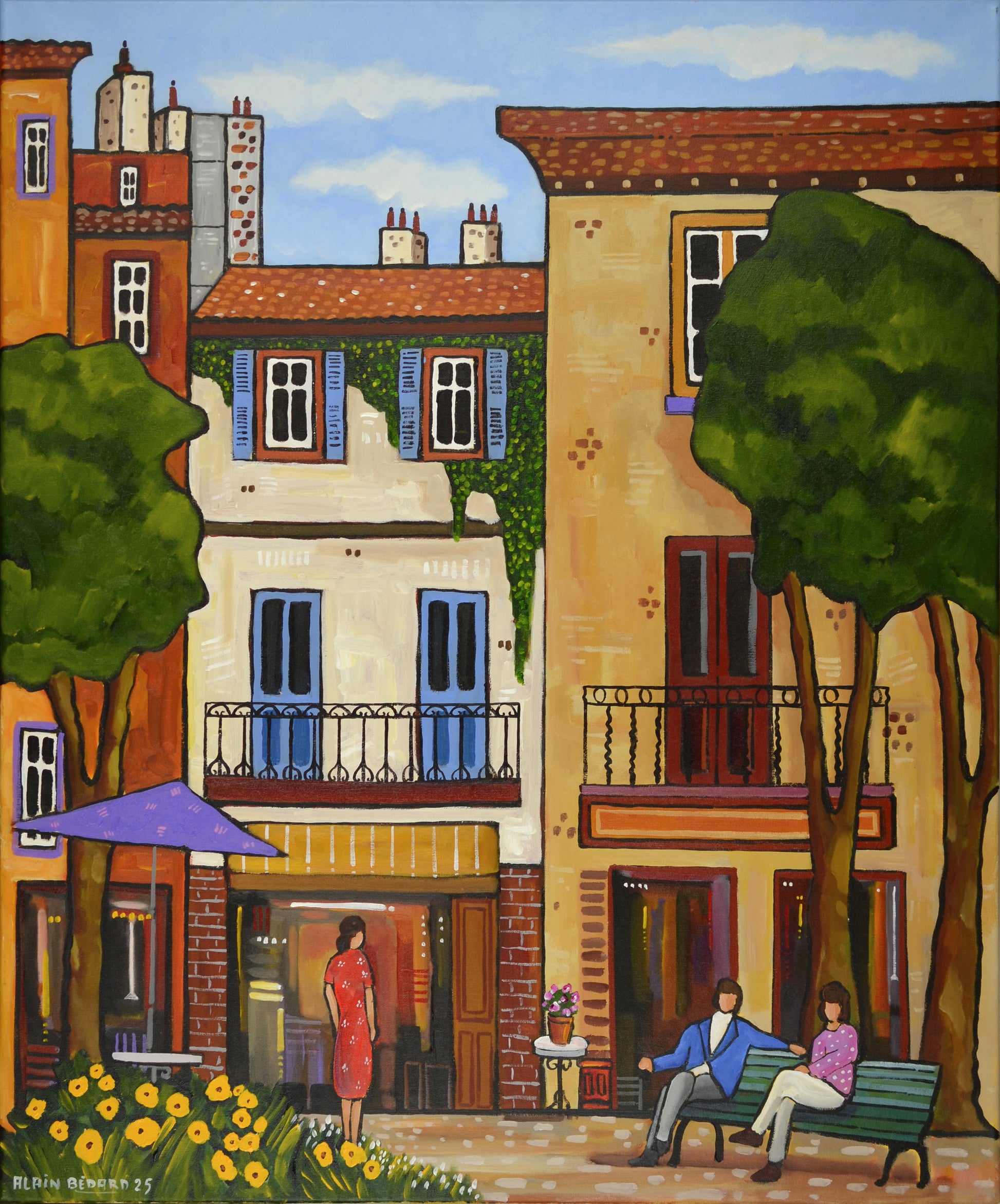 Italian Romance, 36Hx30W" image 0