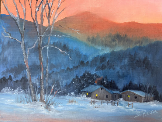 Blue Mountains, 10x8" image 0