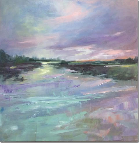 Sunset – Rosedale Wetland - Montague, 30x30” image 0