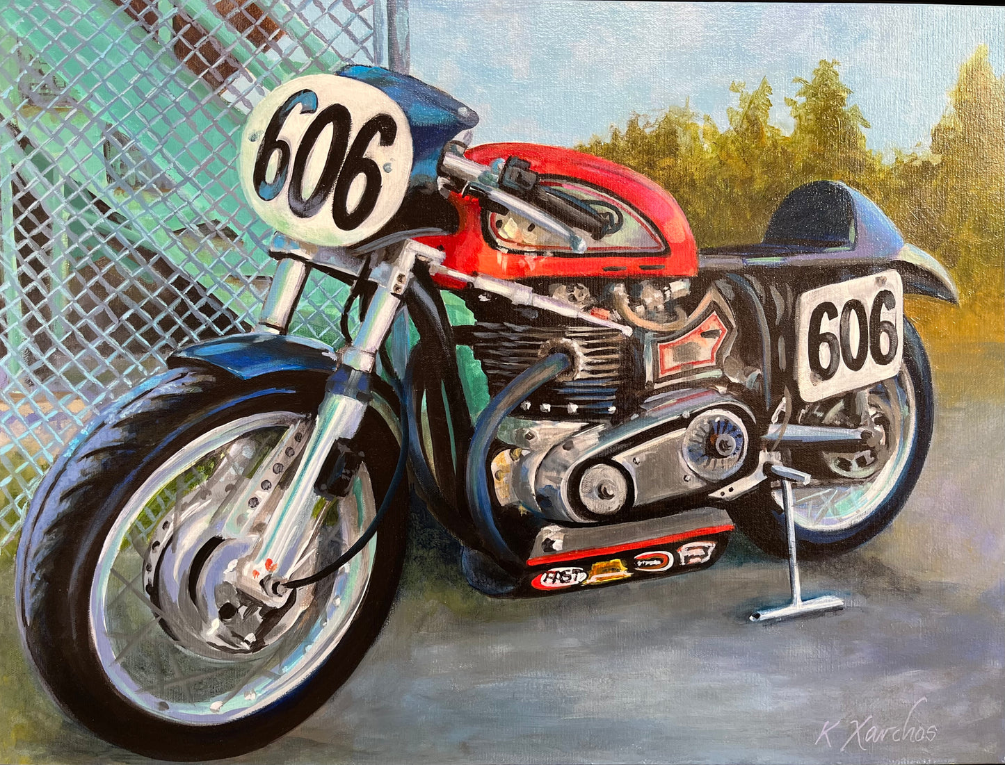Vintage Norton, 18x24" image 0