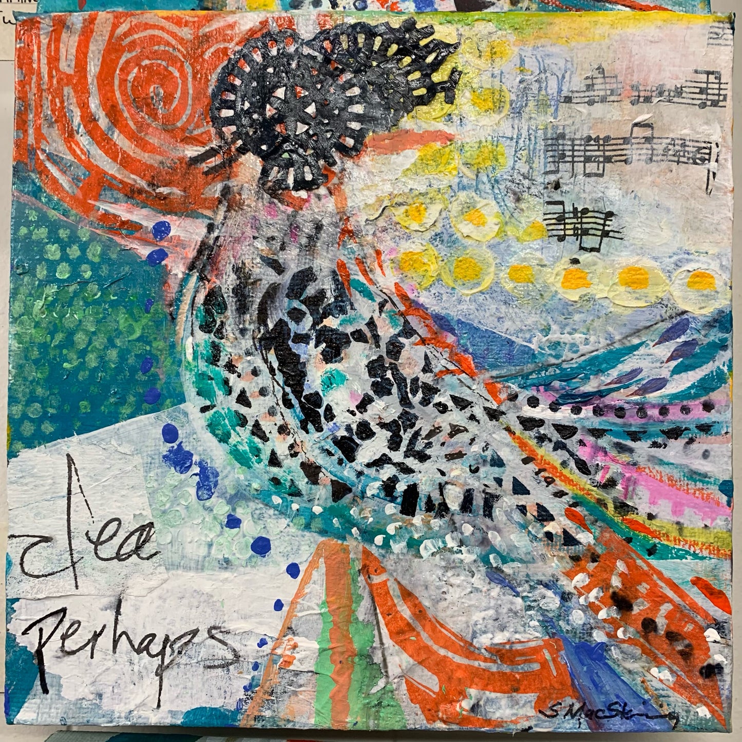 Small Three, 8x8" image 0