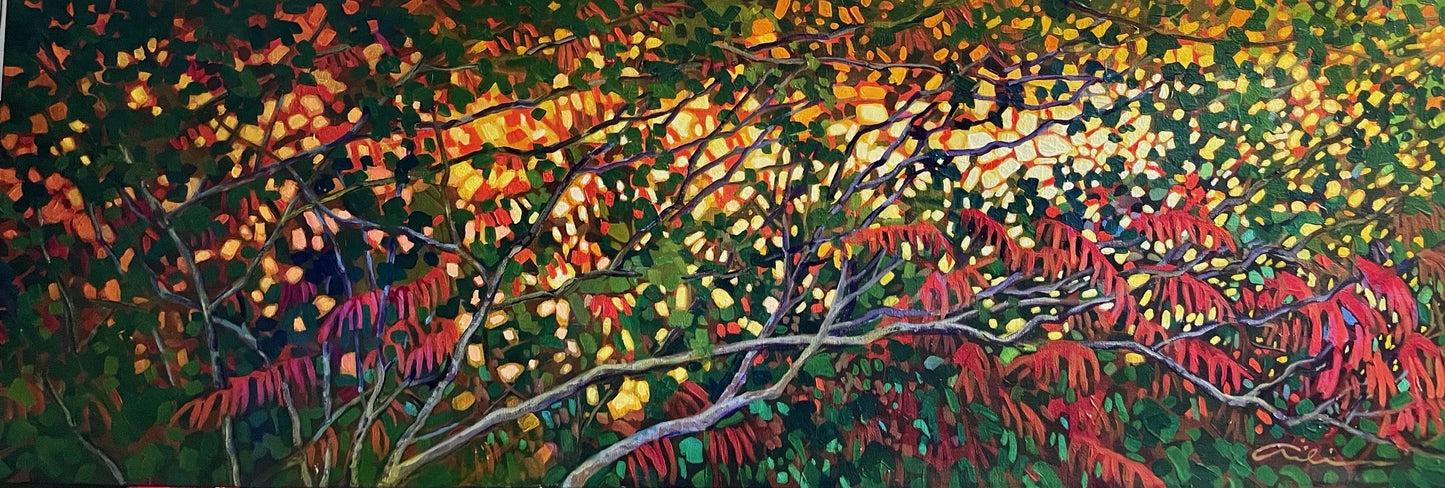 Seeing Light, 12x36" image 0
