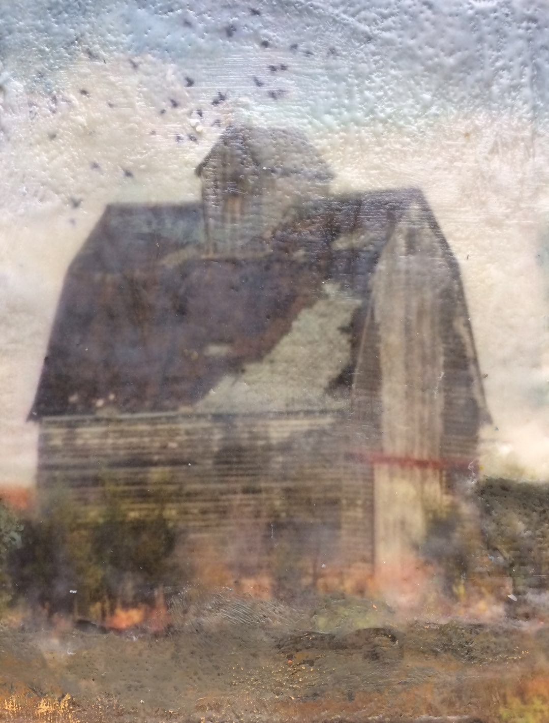 This Old Barn 12x12" framed image 0