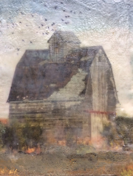 This Old Barn 12x12" framed image 0