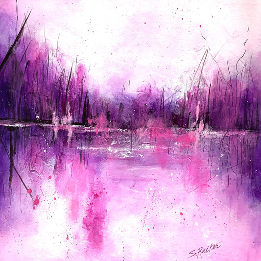 Sunset Reflections 12x12" image 0