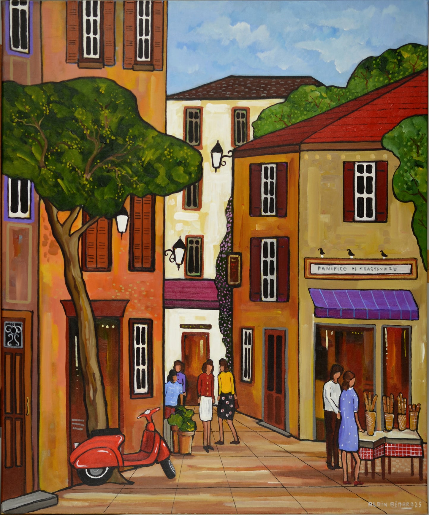 Trastevere, 36x30" image 0