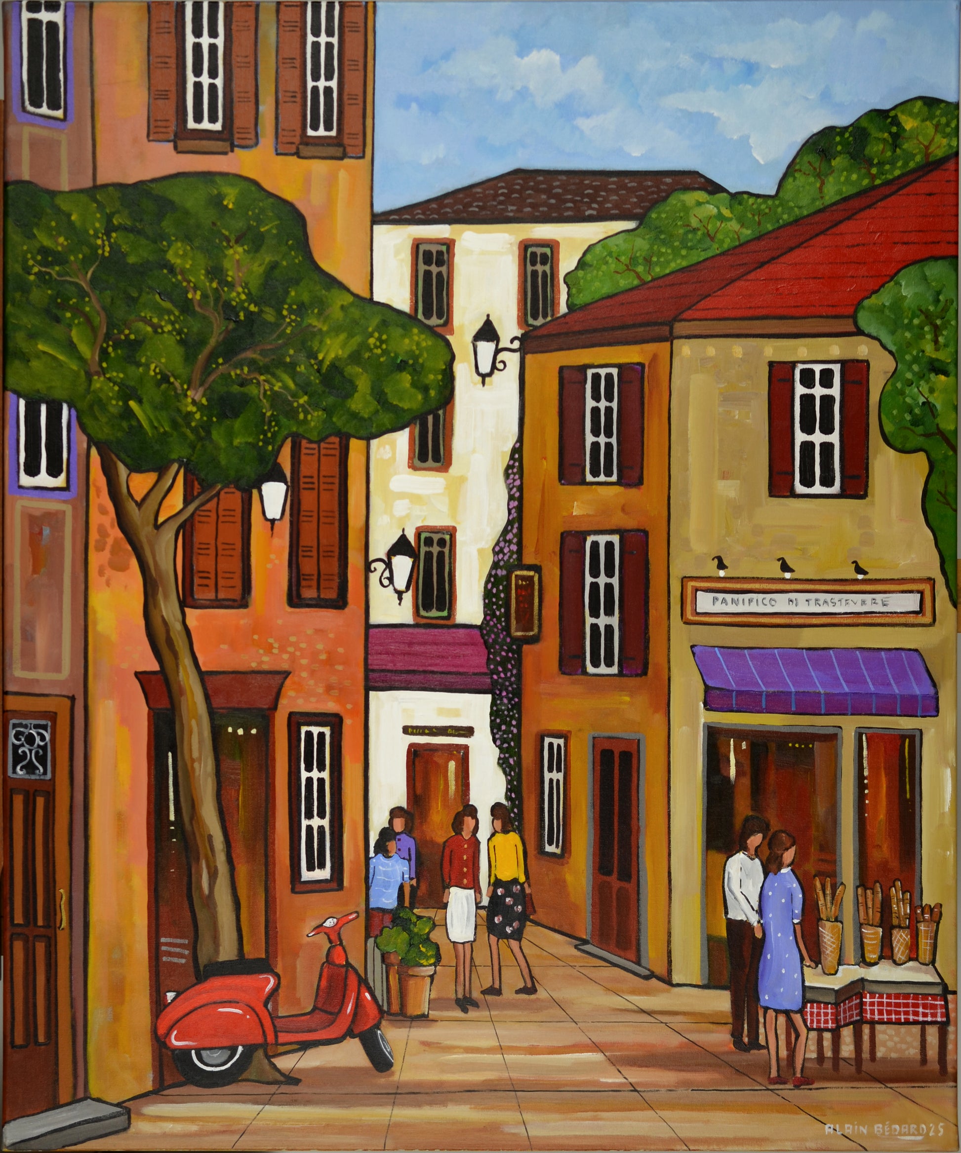 Trastevere, 36x30" image 0