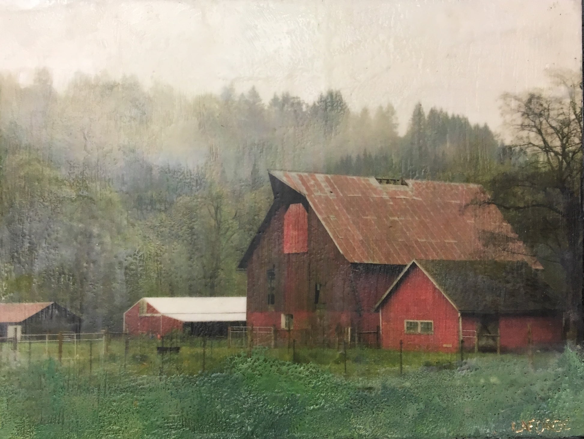 This Old Barn #6 16x12" unframed image 0