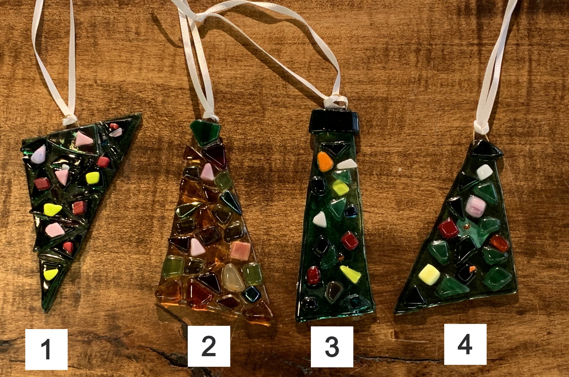 Medium Tree Ornaments (MTO#1-4), 3x4" image 0