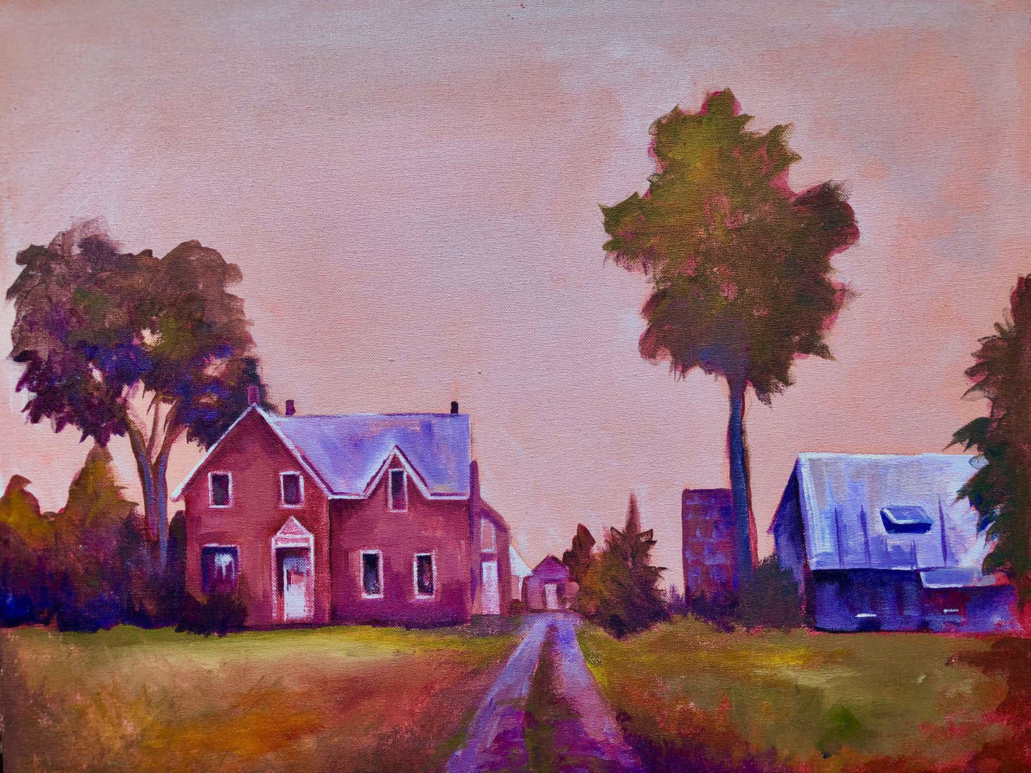 Pink Pastoral, 22x18” image 0