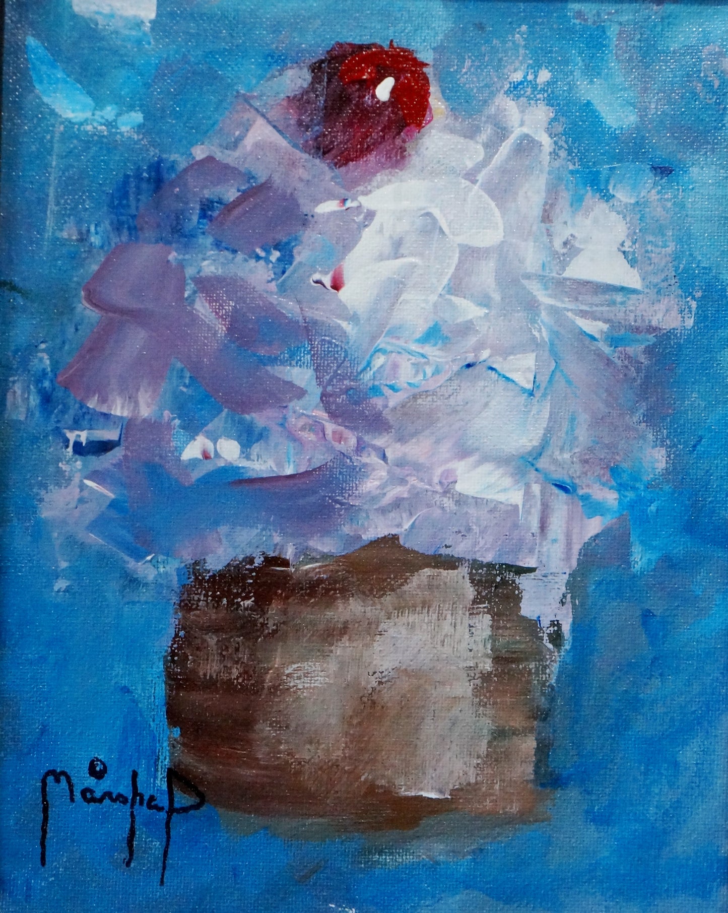 Cherry on Top, 8x8"