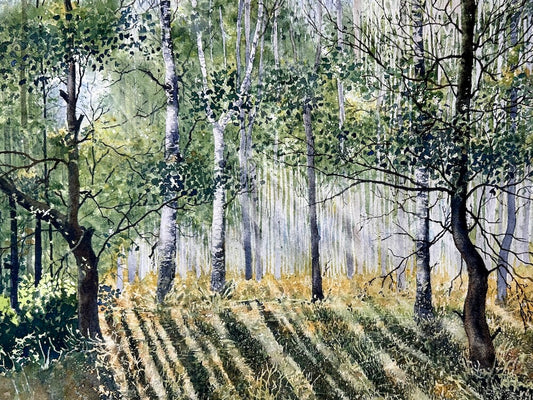 Dance of Sunbeams, 12x16