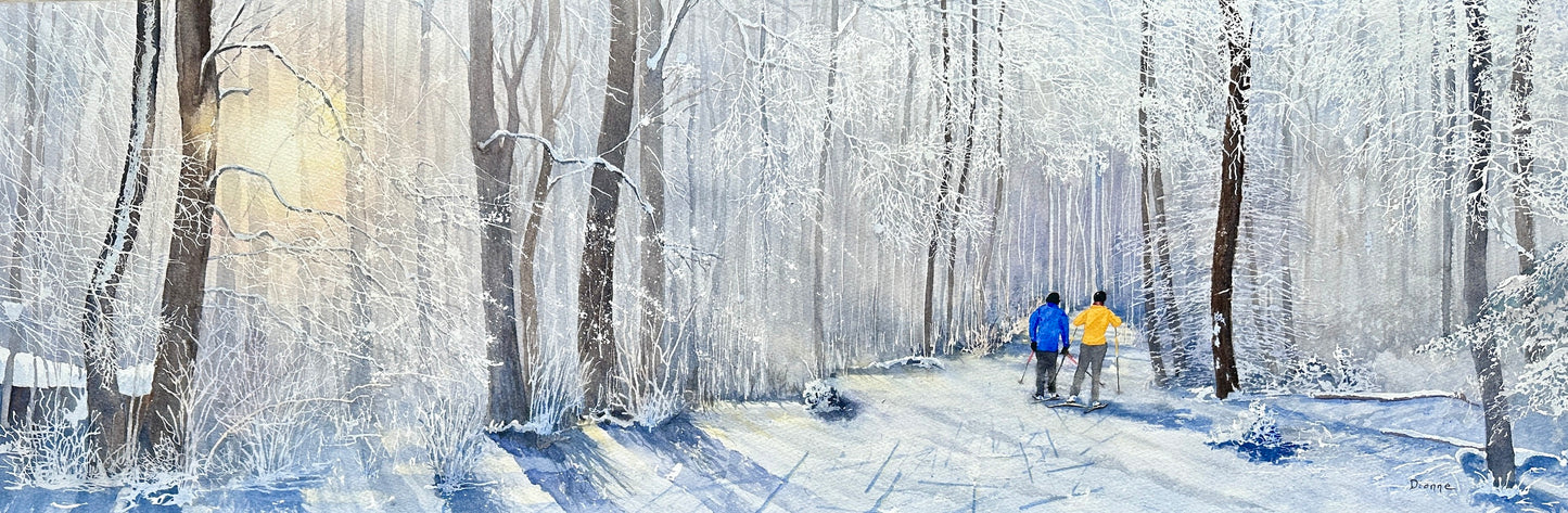 Where the Light Whispers II, 12x36"