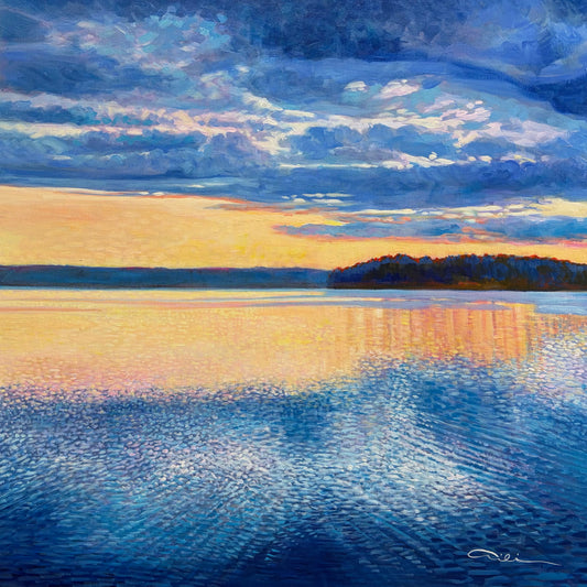 Evening Radiance II, 30x30
