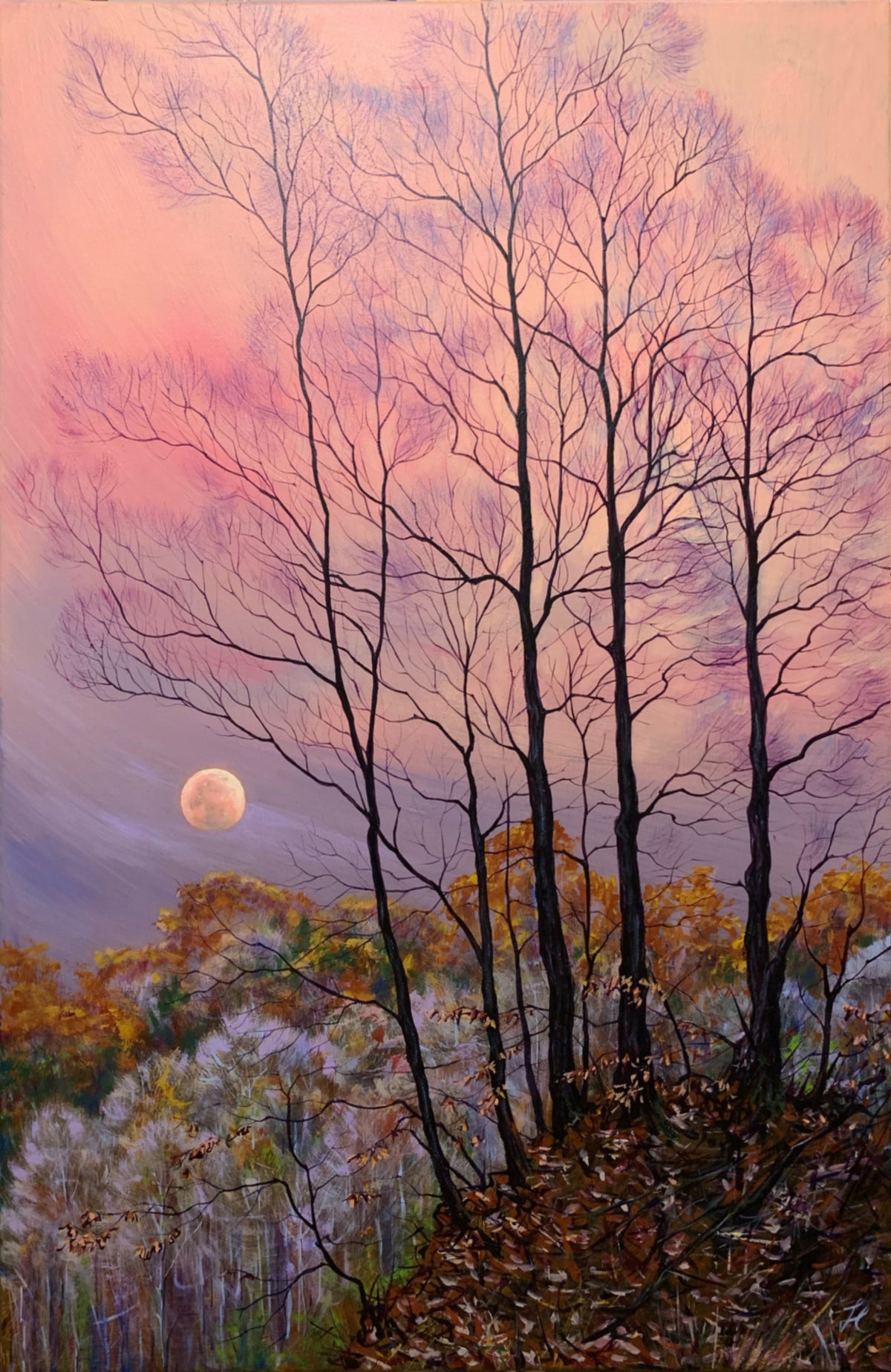 Frost Moon, 36x24"
