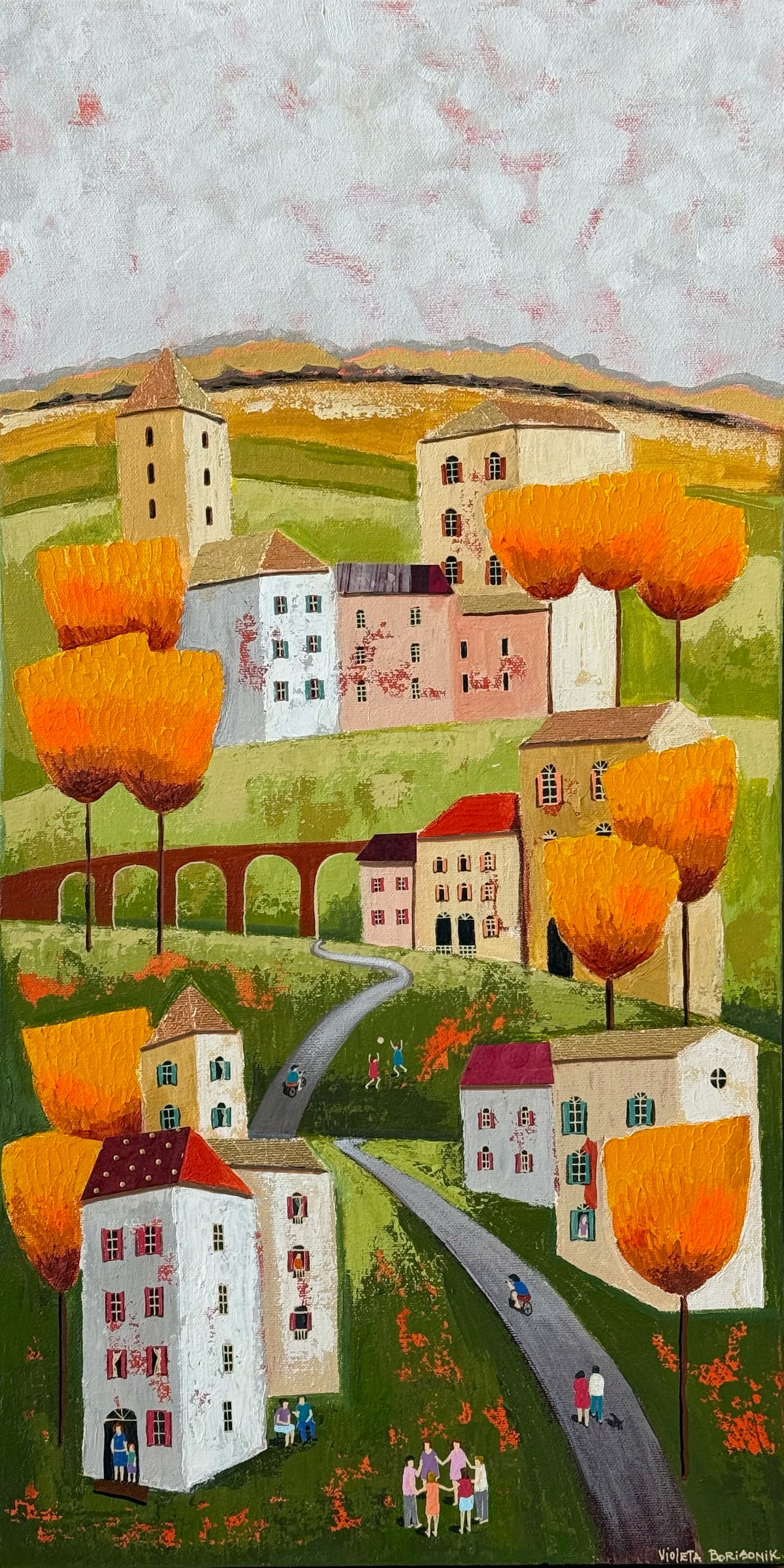 Golden Canopy, 24x12"