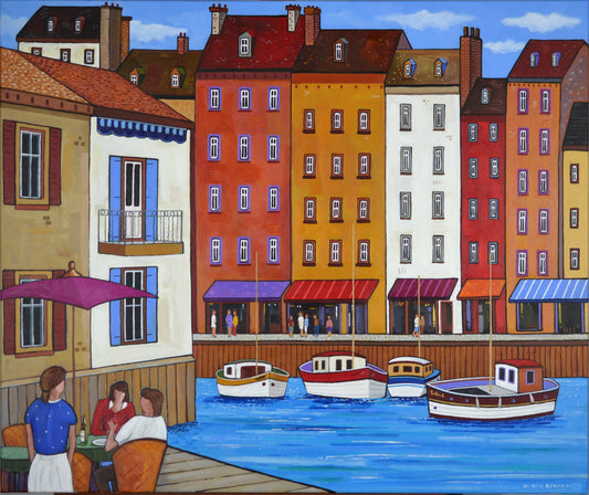Honfleur et son port, 30x36