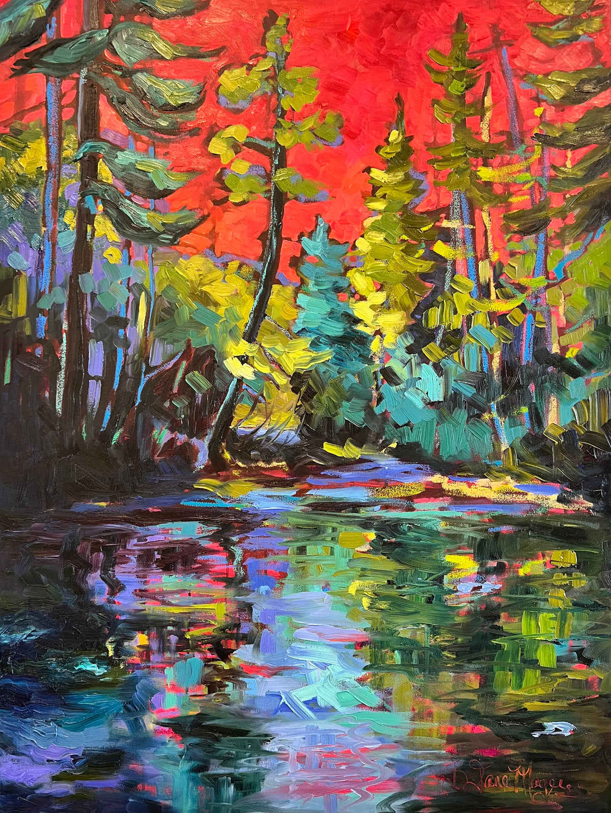 Kenny's Creek, Series 1, 40x30"