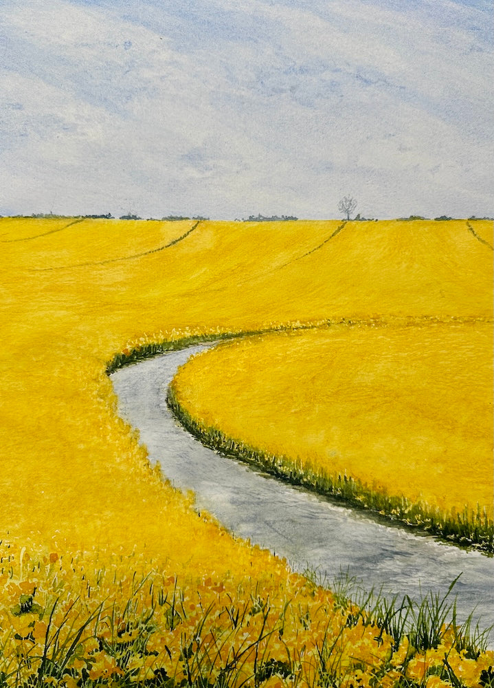 Golden Fields, 14x10"