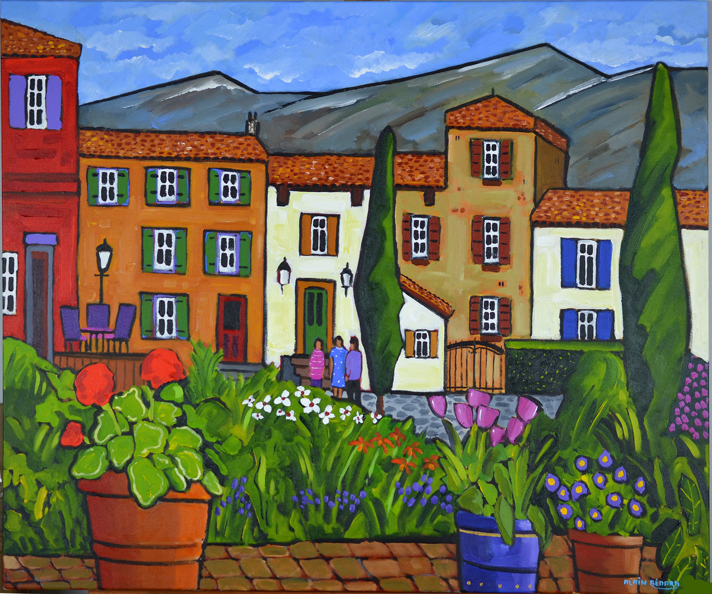 Mountain Village, 30x36"