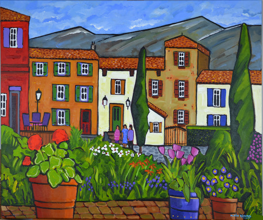 Mountain Village, 30x36"