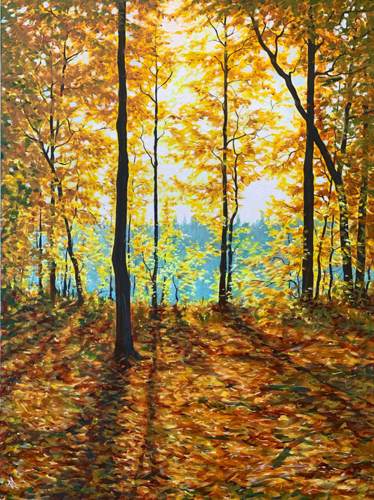 October., 36x24"
