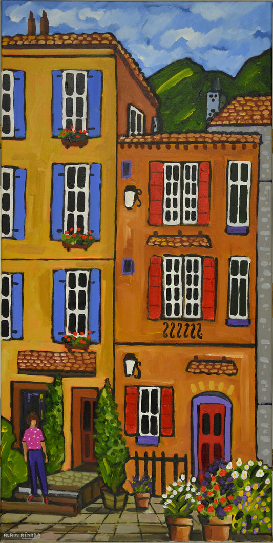 Orange House, 36x18"