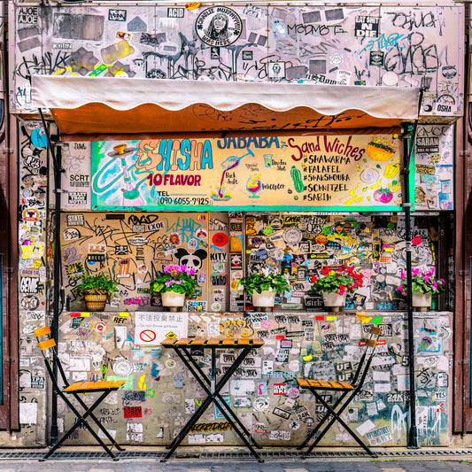 Punk Café  40" x 40"