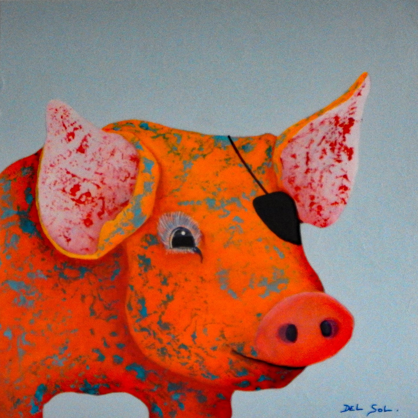 Sir Oink-a-lot, 12x12