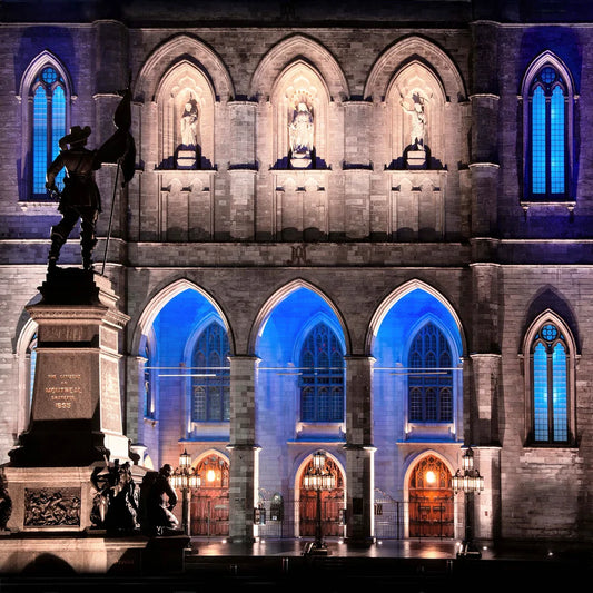 Sieur Maisonneuve et Notre Dame  40" x 40"